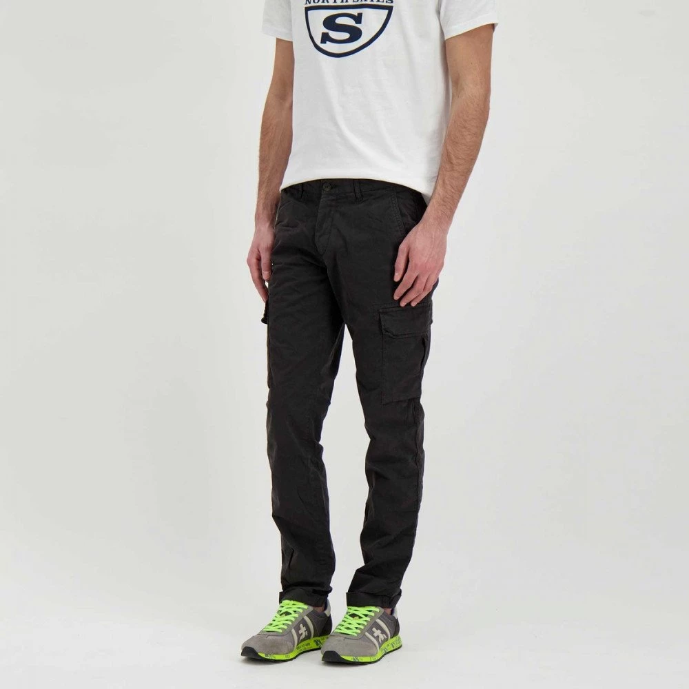 40WEFT PANTALONI CARGO AIKO Nero 6 40WEFT PANTALONI CARGO AIKO Nero - immagine 4