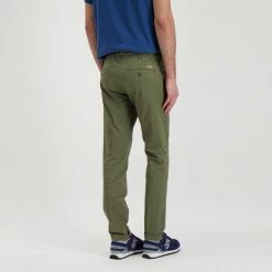 40WEFT PANTALONI CHINO IN POPELINE STRETCH LENNY Verde 12 40WEFT PANTALONI CHINO IN POPELINE STRETCH LENNY Verde -Strada Moda 40weft 7045 pantaloni chino in popeline stretch lenny casual uomo 045028901 w893 5