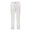 40WEFT PANTALONI CON COULISSE IN LINO ANNA DONNA Bianco