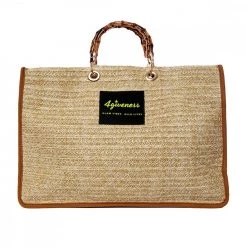 4GIVENESS BORSA JUTA SAINT TROPEZ DONNA Beige