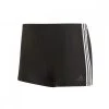 ADIDAS SHORT 3 STRIPES Nero