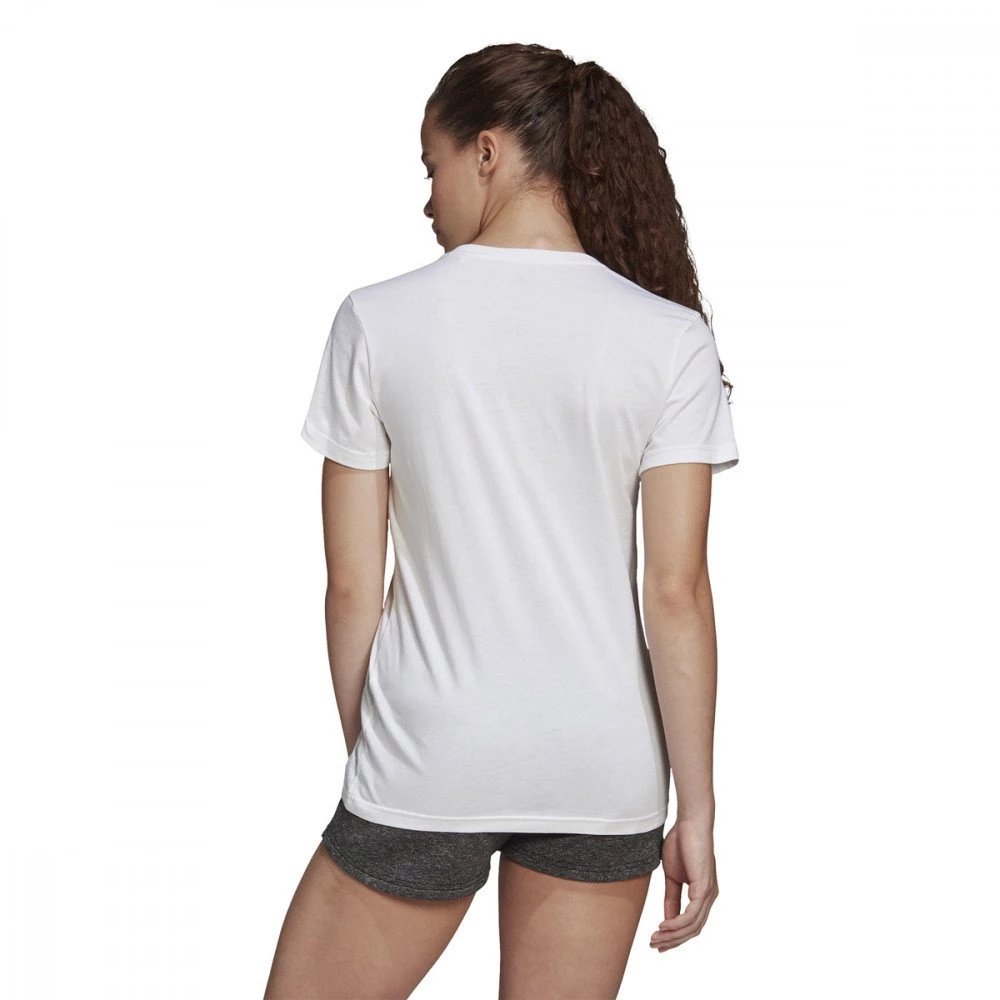 ADIDAS T-SHIRT LOGO DONNA Bianco 6 ADIDAS T-SHIRT LOGO DONNA Bianco - immagine 4