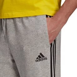 ADIDAS PANTALONI 3S GARZATI -Strada Moda adidas gk8889 pantaloni 3s garzati sport style uomo 042960401 grey 5
