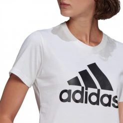 ADIDAS T-SHIRT LOGO DONNA Bianco -Strada Moda adidas gl0649 t shirt logo donna sport style donna 042959301 wht 4