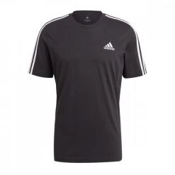 ADIDAS T-SHIRT 3 STRIPES Nero
