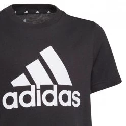ADIDAS T-SHIRT LOGO BAMBINO -Strada Moda adidas gn3999 t shirt logo bambino abbigliamento bambino 041994501 blk 3