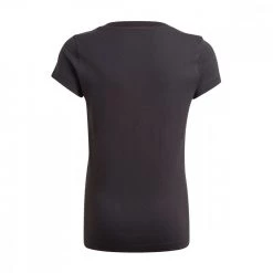 ADIDAS T-SHIRT LOGO BAMBINA 7 ADIDAS T-SHIRT LOGO BAMBINA -Strada Moda adidas gn4069 t shirt logo bambina abbigliamento bambino 041993601 blk 2