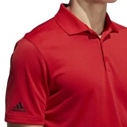 ADIDAS PERFORMANCE POLO -Strada Moda adidas gq3118 performance polo abbigliamento golf uomo 045009101 red 4
