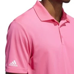 ADIDAS PERFORMANCE POLO -Strada Moda adidas gq3123 performance polo abbigliamento golf uomo 045009501 pink 4