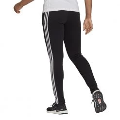 ADIDAS PANTALONI 3 STRIPES DONNA Nero -Strada Moda adidas h57301 pantaloni 3 stripes donna sport style donna 044387501 blk 4