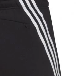 ADIDAS SHORT 3 STRIPES DONNA -Strada Moda adidas h57305 shorts 3 stripes donna sport style donna 044388601 blk 4