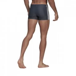 ADIDAS SHORT 3 STRIPES Blu -Strada Moda adidas ha0349 fit bx 3s costumi nuoto e piscina uomo 044364401 grswh 3