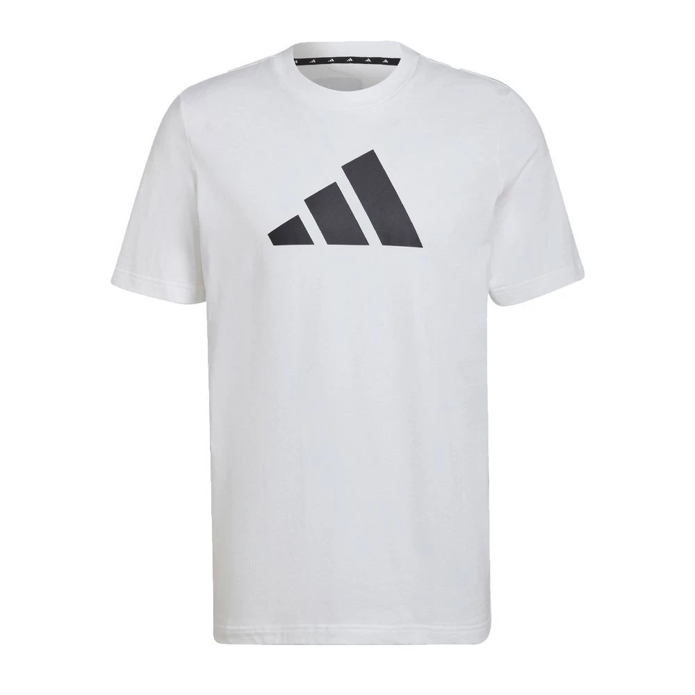 ADIDAS T-SHIRT 3 BAR Bianco 3 ADIDAS T-SHIRT 3 BAR Bianco