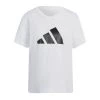 ADIDAS T-SHIRT 3 BAR DONNA Bianco -Strada Moda adidas he0301 t shirt 3 bar donna sport style donna 044387601 wht 1