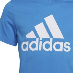 ADIDAS T-SHIRT LOGO BAMBINO Azzurro 11 ADIDAS T-SHIRT LOGO BAMBINO Azzurro -Strada Moda adidas he9283 t shirt logo bambino abbigliamento bambino 044405201 blue 5