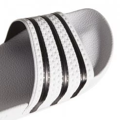 ADIDAS ORIGINALS Adilette White Bianco -Strada Moda adidas originals 280648 adilette white tutte ciabatte uomo 029969101 whbl 3