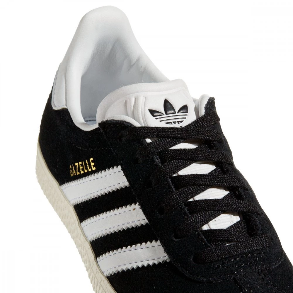 ADIDAS ORIGINALS GAZELLE BAMBINO Nero 6 ADIDAS ORIGINALS GAZELLE BAMBINO Nero - immagine 4