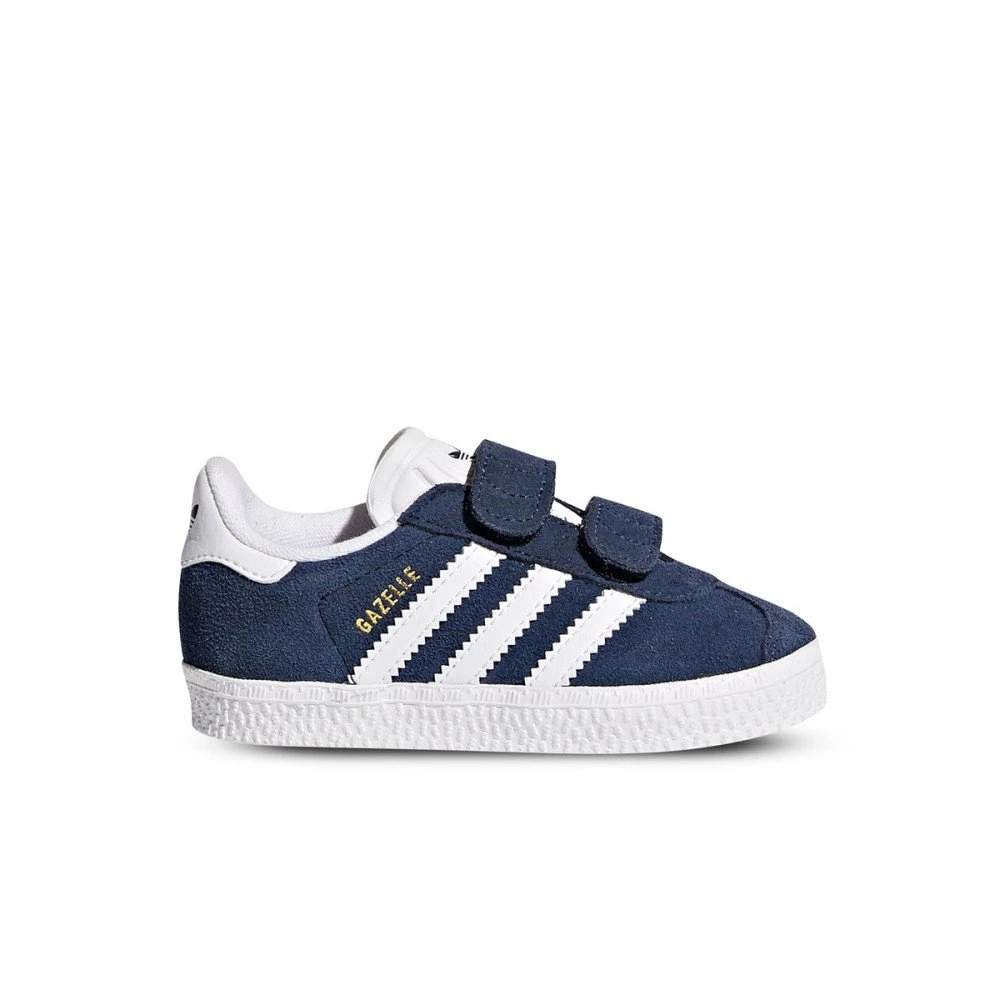 ADIDAS ORIGINALS GAZELLE VELCRO BABY Blu 3 ADIDAS ORIGINALS GAZELLE VELCRO BABY Blu