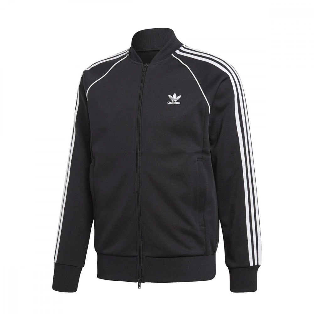 ADIDAS ORIGINALS FELPA FULL ZIP 3-STRIPES SST Nero 3 ADIDAS ORIGINALS FELPA FULL ZIP 3-STRIPES SST Nero