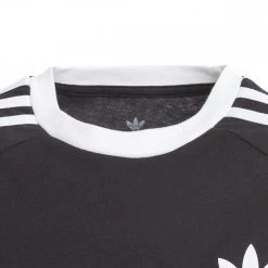 ADIDAS ORIGINALS T-SHIRT 3 STRIPES BAMBINO Nero -Strada Moda adidas originals dv2902 t shirt 3 stripes bambino abbigliamento bambino 037814901 02 5