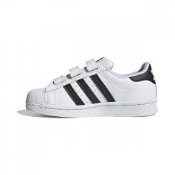 ADIDAS ORIGINALS SUPERSTAR VELCRO BAMBINO Bianco -Strada Moda adidas originals ef4838 superstar velcro bambino tutte sneaker bambino 040881601 38 5