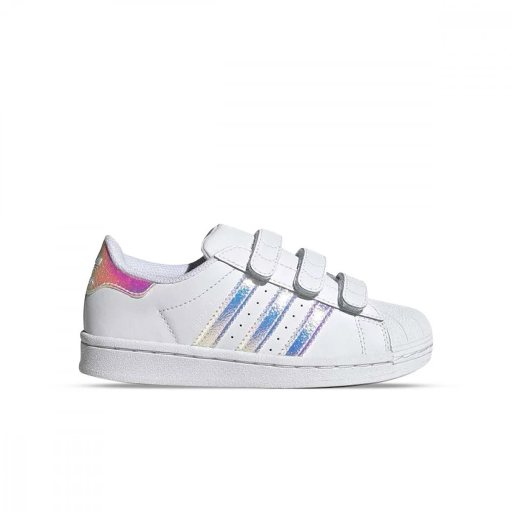 ADIDAS ORIGINALS SUPERSTAR VELCRO BAMBINA Bianco 3 ADIDAS ORIGINALS SUPERSTAR VELCRO BAMBINA Bianco