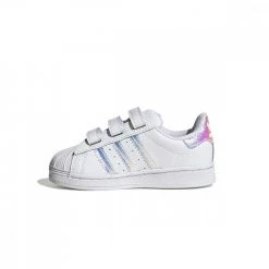 ADIDAS ORIGINALS SUPERSTAR VELCRO BABY Bianco -Strada Moda adidas originals fv3657 superstar cf i baby velcro tutte sneaker baby 042007301 57 6