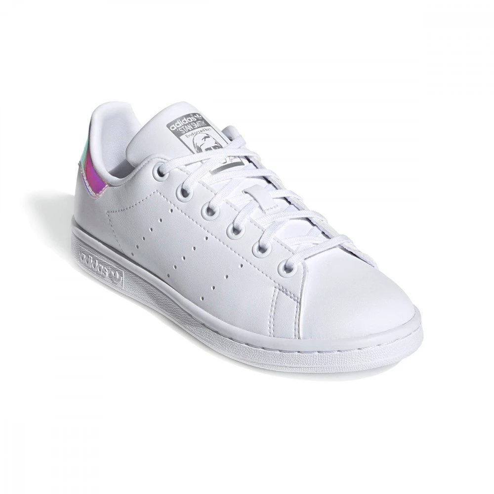 ADIDAS ORIGINALS STAN SMITH PRIMEGREEN BAMBINO Bianco 5 ADIDAS ORIGINALS STAN SMITH PRIMEGREEN BAMBINO Bianco - immagine 3
