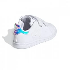 ADIDAS ORIGINALS STAN SMITH VELCRO BABY Bianco -Strada Moda adidas originals fx7537 stan smith cf i baby velcro tutte sneaker baby 042007801 37 3