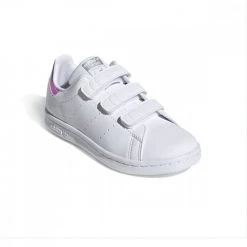 ADIDAS ORIGINALS STAN SMITH PRIMEGREEN VELCRO BAMBINA Bianco -Strada Moda adidas originals fx7539 stan smith primegreen velcro bambina tutte sneaker bambino 042007901 39 4