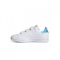 ADIDAS ORIGINALS STAN SMITH PRIMEGREEN VELCRO BAMBINA Bianco -Strada Moda adidas originals fx7539 stan smith primegreen velcro bambina tutte sneaker bambino 042007901 39 6
