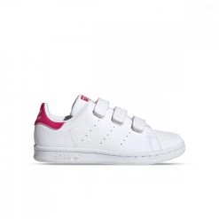 ADIDAS ORIGINALS STAN SMITH PRIMEGREEN VELCRO BAMBINA Bianco