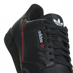 ADIDAS ORIGINALS CONTINENTAL 80 Nero -Strada Moda adidas originals g27707 continental 80 tutte sneaker uomo 039050601 blk 4