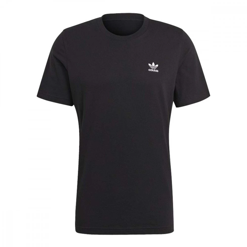 ADIDAS ORIGINALS T-SHIRT ESSENTIALS MINI LOGO TRIFOIL Nero 3 ADIDAS ORIGINALS T-SHIRT ESSENTIALS MINI LOGO TRIFOIL Nero