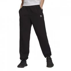 ADIDAS ORIGINALS PANTALONI ESSENTIAL DONNA Nero -Strada Moda adidas originals h06629 pantaloni essential felpati donna sport style donna 043605801 blk 2