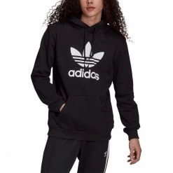 ADIDAS ORIGINALS FELPA CON CAPPUCCIO TREFOIL Nero 8 ADIDAS ORIGINALS FELPA CON CAPPUCCIO TREFOIL Nero -Strada Moda adidas originals h06667 felpa c capp trefoil sport style uomo 042963501 blk 2