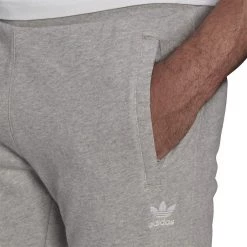 ADIDAS ORIGINALS PANTALONI ESSENTIAL GARZATO Grigio -Strada Moda adidas originals hc5125 pantaloni essential garzato sport style uomo 044264801 mgre 4