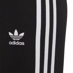 ADIDAS ORIGINALS LEGGINGS 3 STRIPES BAMBINA -Strada Moda adidas originals hd2025 leggings 3 stripes bambina abbigliamento bambino 044263401 blk 3