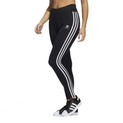 ADIDAS ORIGINALS LEGGINGS 3 STRIPES DONNA -Strada Moda adidas originals hd2350 leggings 3 stripes donna sport style donna 044166401 blk 2