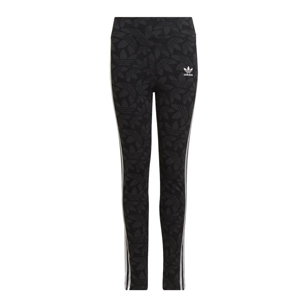 ADIDAS ORIGINALS LEGGINGS 3 STRIPES GRAPHICS BAMBINA Nero 3 ADIDAS ORIGINALS LEGGINGS 3 STRIPES GRAPHICS BAMBINA Nero