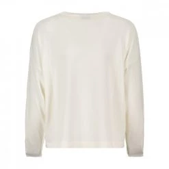 AKEP MAGLIONE MANICA SCESA DONNA Bianco -Strada Moda akep ke11011 maglione manica scesa donna casual donna 044963801 panna 2