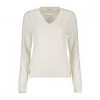 AKEP MAGLIONE VISCOSA SCOLLO V DONNA Bianco