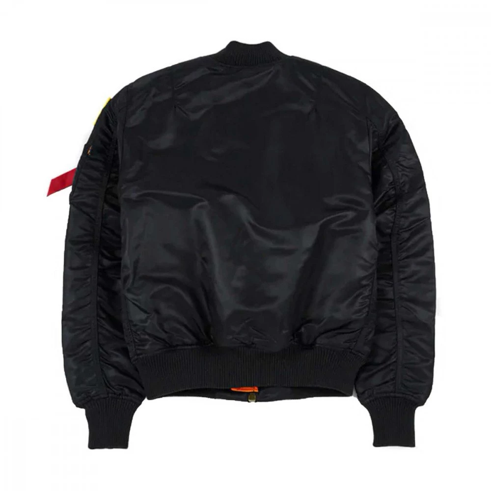 ALPHA INDUSTRIES BOMBER MA1 WF NASA Nero 4 ALPHA INDUSTRIES BOMBER MA1 WF NASA Nero - immagine 2