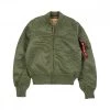 ALPHA INDUSTRIES BOMBER SLIM MA-1 VF 59 Verde -Strada Moda alpha industries 191118 bomber slim ma1w59 giacconi uomo 041576901 sage 1