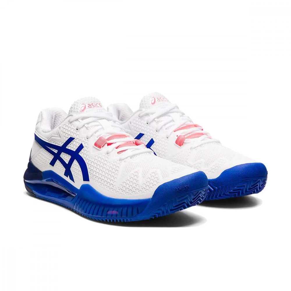 ASICS GEL-RESOLUTION 8 CLAY DONNA Bianco 4 ASICS GEL-RESOLUTION 8 CLAY DONNA Bianco - immagine 2