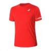 ASICS T-SHIRT COURT M Rosso -Strada Moda asics 2041a136 t shirt court m abbigliamento tennis uomo 042950301 601 1
