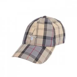 BARBOUR CAPPELLINO BASEBALL TARTAN SPORT CAP