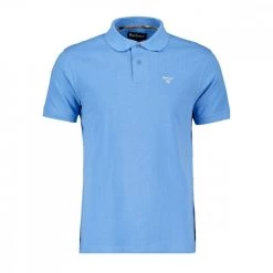 BARBOUR POLO TARTAN PIQUET Azzurro