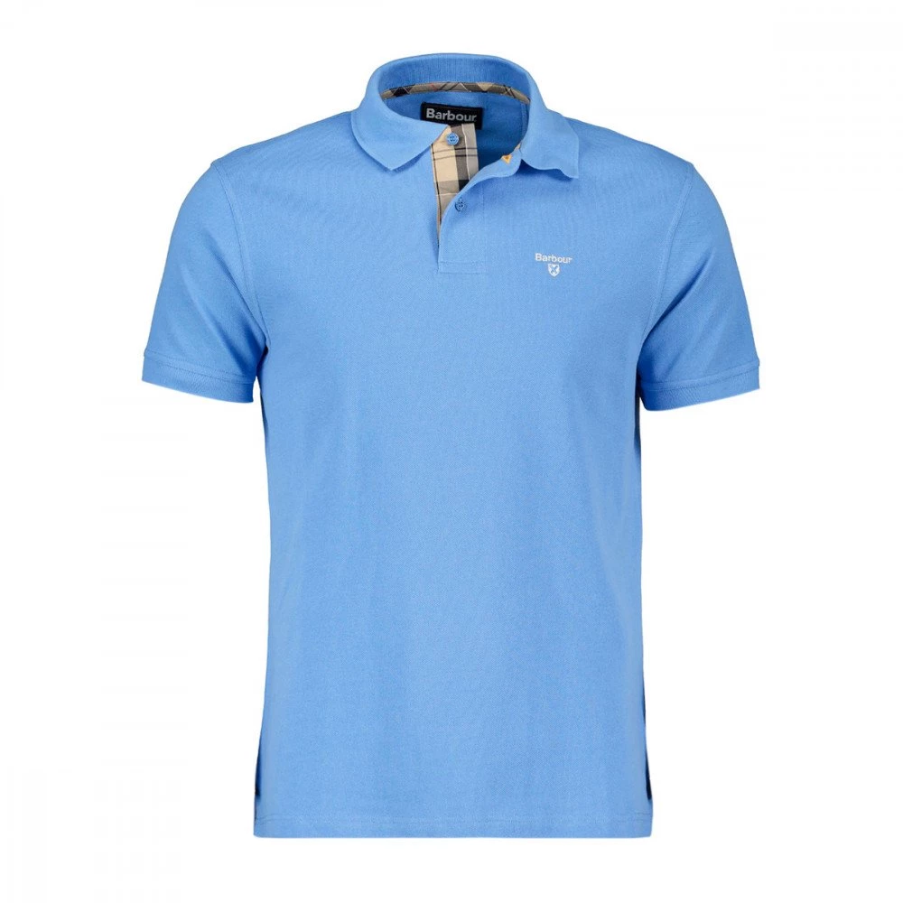 BARBOUR POLO TARTAN PIQUET Azzurro 4 BARBOUR POLO TARTAN PIQUET Azzurro - immagine 2