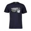 BARBOUR T-SHIRT STEVE MCQUEEN LEGEND Blu
